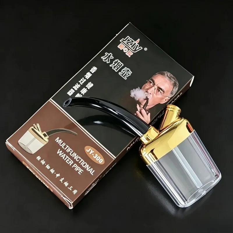 5/10PCS Tar Filtration High quality Personal water Tabacco pipe Hot Sale Smoking Pipe Recirculating Cleanable Smoking Pipe