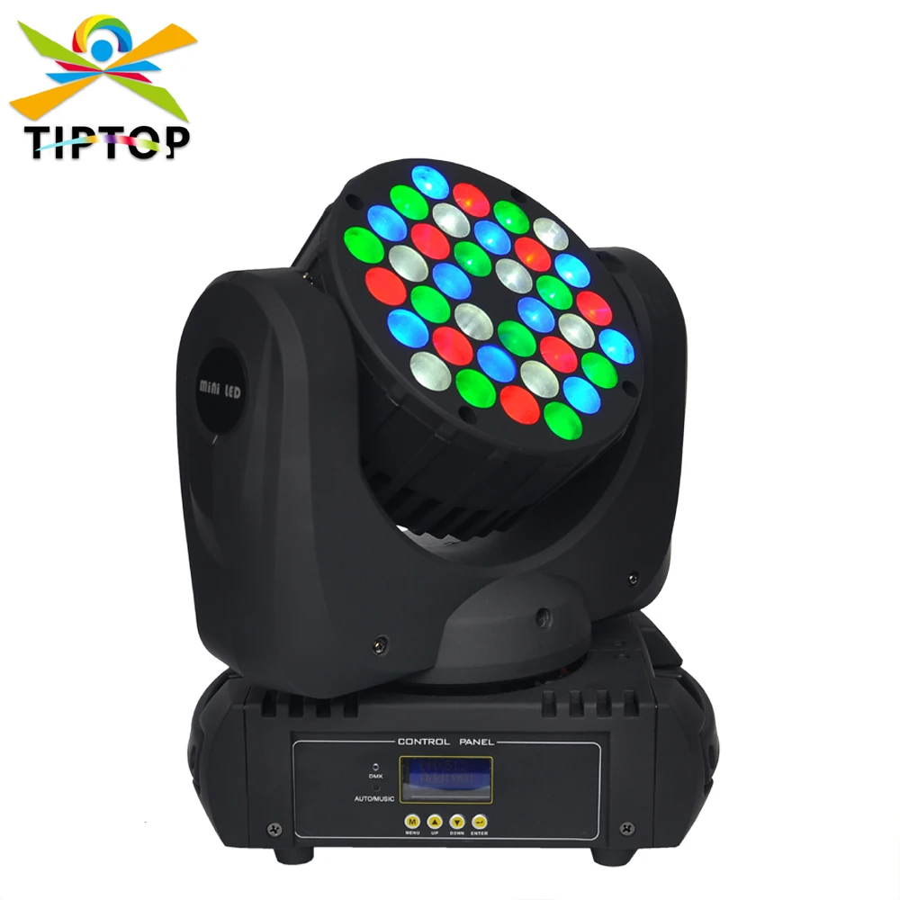 TIPTOP 36x5W Kinkang Led Moving Head Beam Light DMX512 Led Moving Head Light 15Channel Beam Moving Light 6 Degree 90V-240V