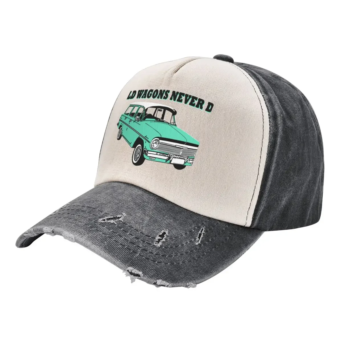 

EH Holden wagon- Old wagons never die Baseball Cap Beach Bag western Hat Beach Outing Hat Man For The Sun Caps For Men Women's