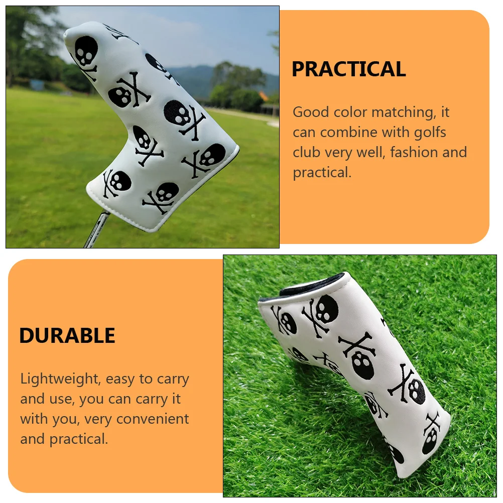 

1Pcs Waterproof PU Golfs Putter Cover Thick Lining Shock Absorption Fashion Accessory Golfs Club Cover Club Head Sleeve