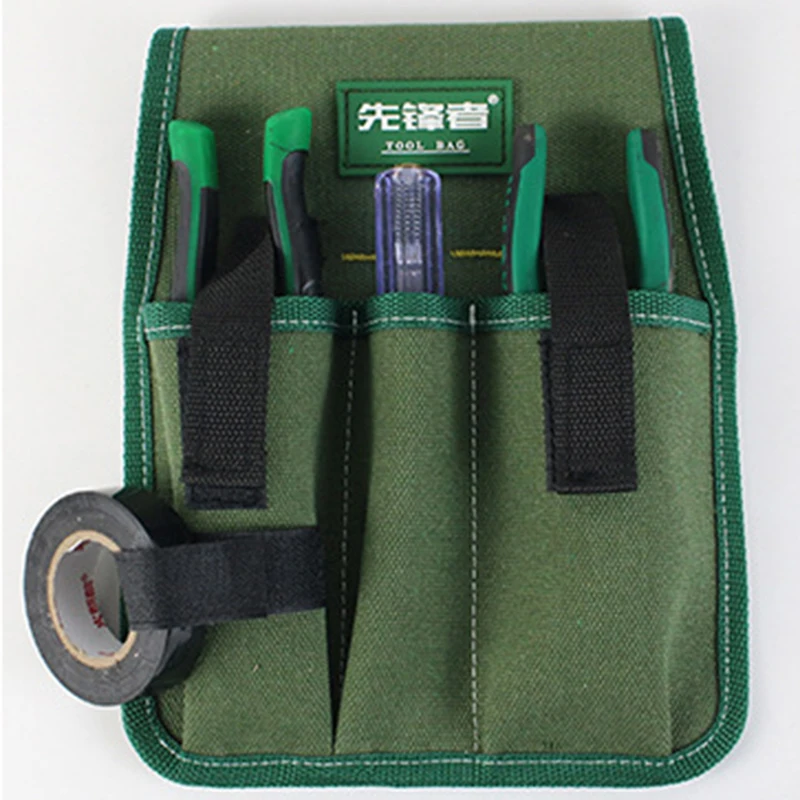 حقيبة خصر عملية من القماش متعددة الوظائف، حقيبة خصر مقاومة للماء، مجموعة أدوات إصلاح الأجهزة، حقيبة خصر للجيب #6