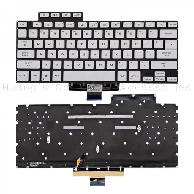 S+Original New US Keyboard For ASUS Zephyrus G15 GA503 GA503QE GA503Q GA503QR GA503QS GA503QM Laptop Replacement