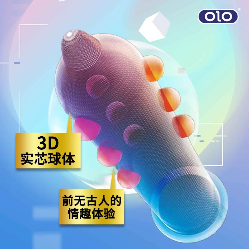 2PCS Beads Condoms Stimulation Sex Toys Ribbed G-spot Penis Sleeves For Adult Men Particles Vaginal Glans Condoms Intimate Goods