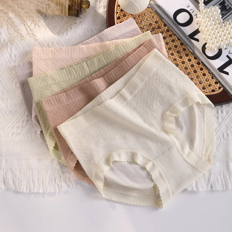 Soft Underpanties Butt Lift Woman Traceless Lingerie High Waist Underwear Women Triangular Panties Sexy Briefs Women's Female