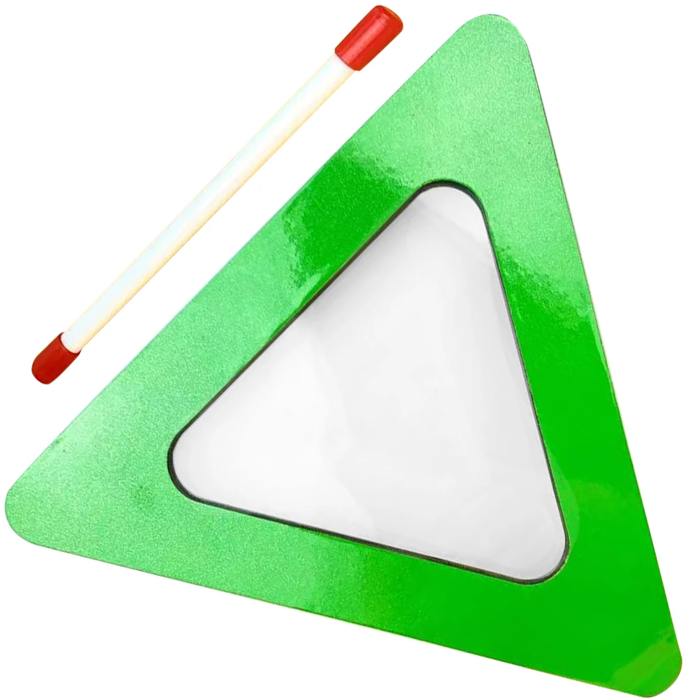 Jouet Musical à main triangulaire pour enfants, matériel lisse, ensemble de batterie à main pour enfants, ensemble d'instruments de Percussion de Surface