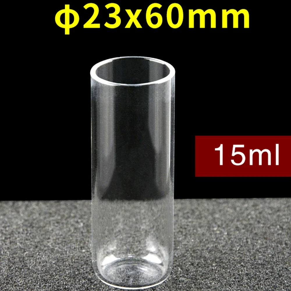 QWORK® 10 Stück Borosilikatglas Reagenzglas mit flachem Boden, 11 cm X 2 cm - Höhere Temperaturstabilität, Chemische Inertheit und Beobachtungsgenauigkeit