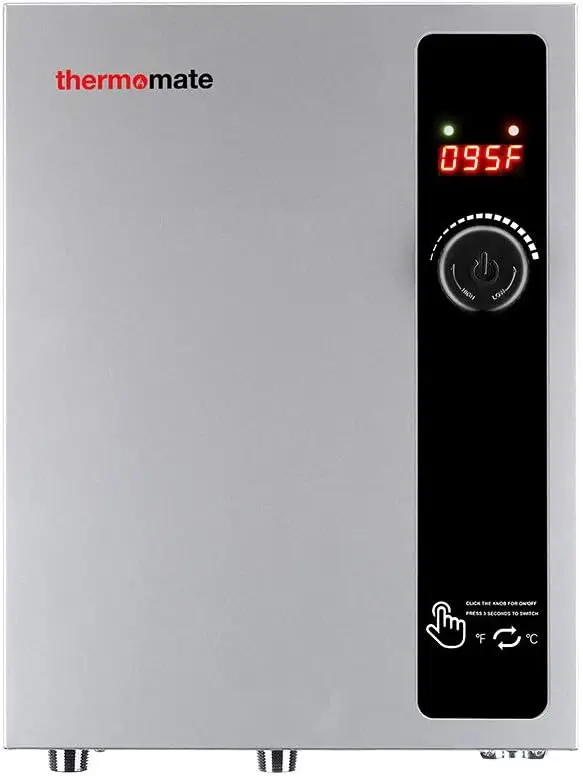 

Tankless Water Heater Electric 18kW 208~240 Volt, On Demand Instant Endless Hot Water Heater, Digital Temperature