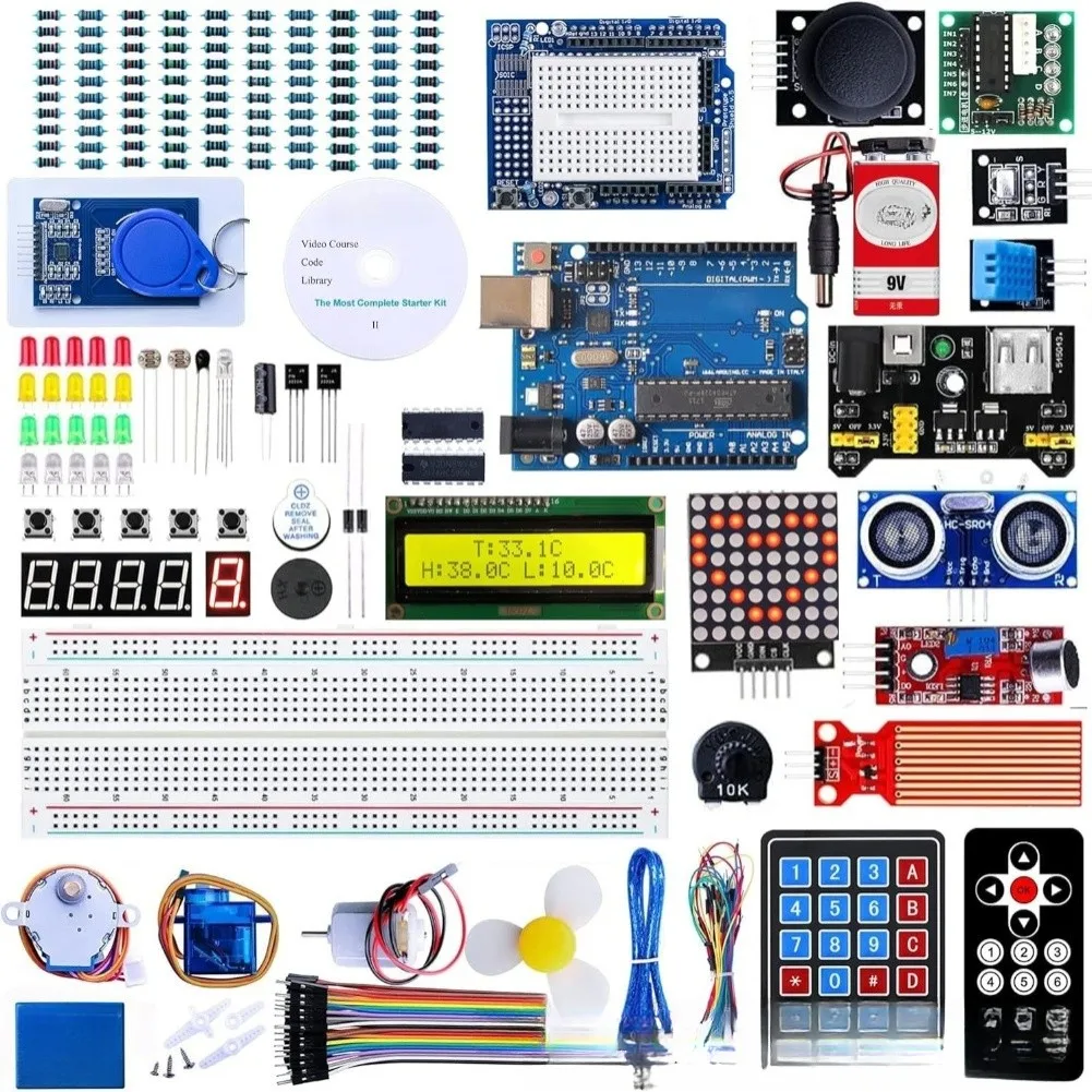 For ARDUINO Compatible R3 Kit Featuring For MEGA328 Processor for STEM Electronics Learning and DIY Project Assembly