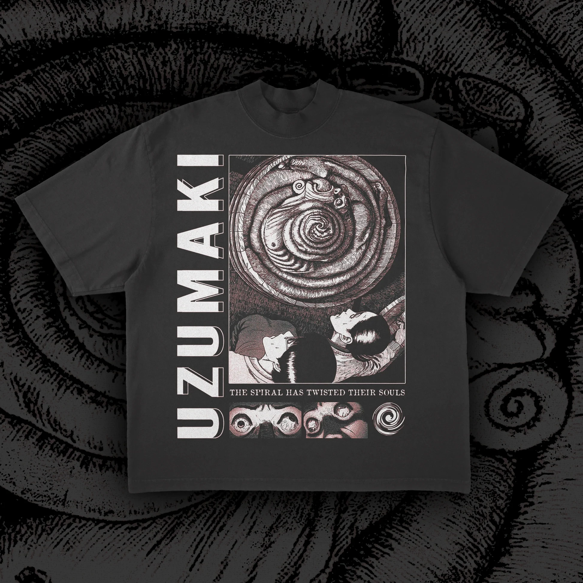 

UZUMAKI - The Father Printed Short Sleeve, Men's and Women's Summer Cotton Comfortable Loose Fashion Round Neck T-shirt Top