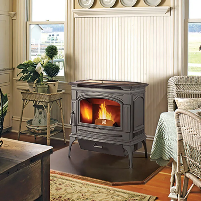 

Classic Cast Iron Fireplace Double Door Wood Pellet Stove Burning Indoor Wood Burning Stove Cast Iron Stove