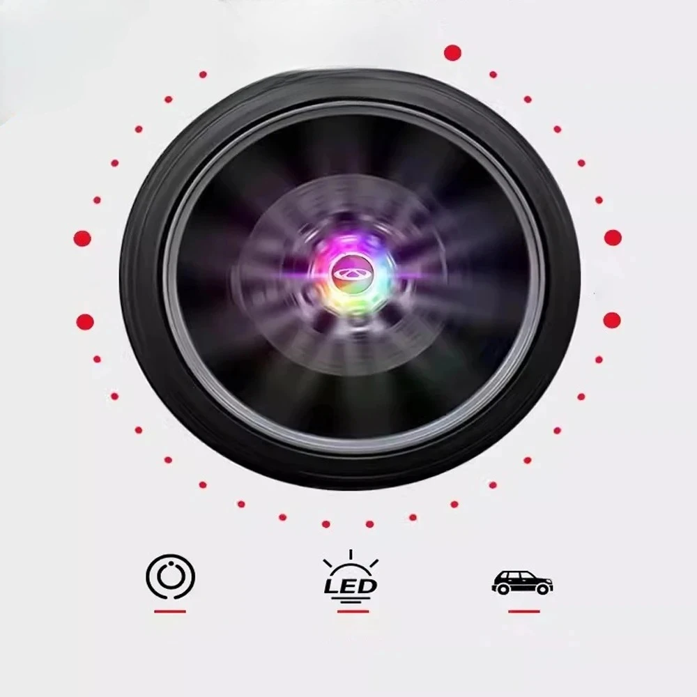 

For Chery Tiggo 7 PRO MAX Tiggo 8 PRO MAX 2023-2025 Car Maglev LED Wheel Logo luminosity Decoration Replacement Accessories