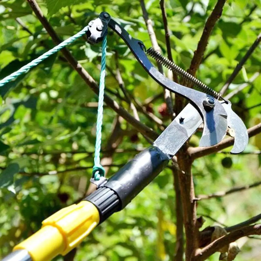 High Altitude Fruit Branch Scissors Energy-saving Scissors For Single Pulley With Rope Iron Store Bar For Garden Farm Tools
