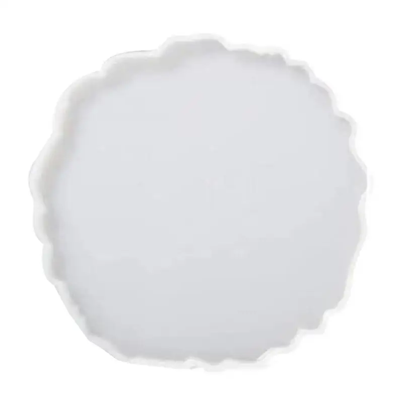 31bb 4 pcs/set Crystal Agate cetakan geometri mug pad resin casting silikon cetakan perhiasan dekoratif membuat epoxy