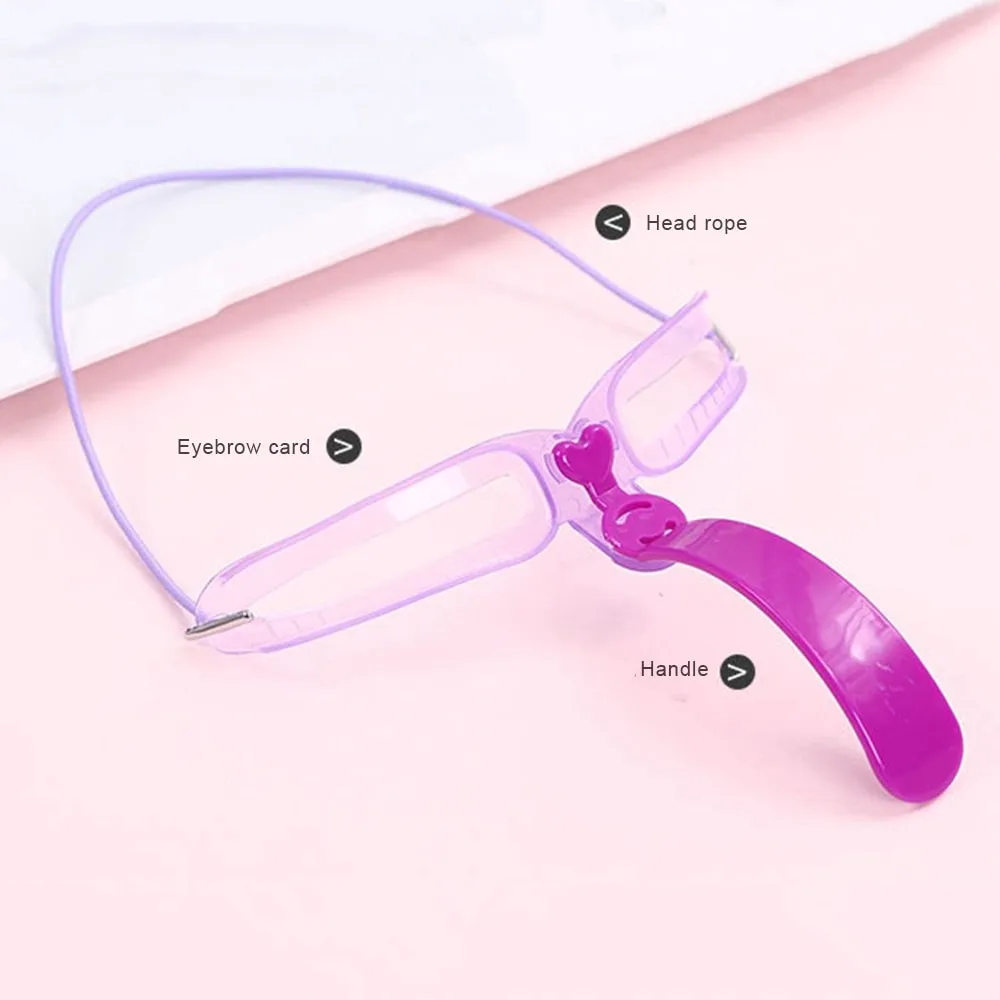 Artikel: 8-in-1 wiederverwendbare Augenbrauenformungsvorlage, Augenbrauenformer-Schablonen-Set, Pflegekarten-Definition # Farbe: Augenbrauenkarte