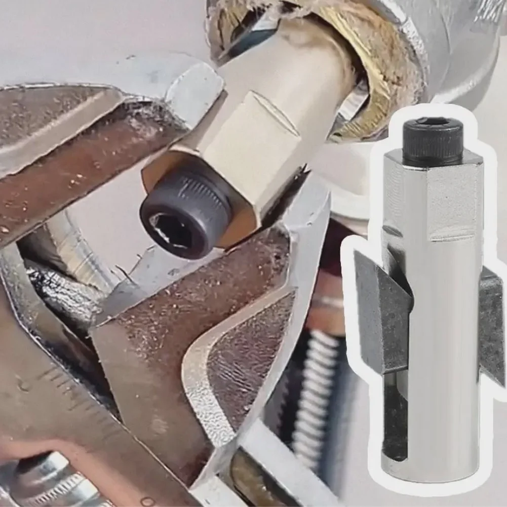 Alloy Steel Thread Removal Tool for Angle Valves and Pipe Fittings Where Conventional Tools Cannot Achieve Engagement