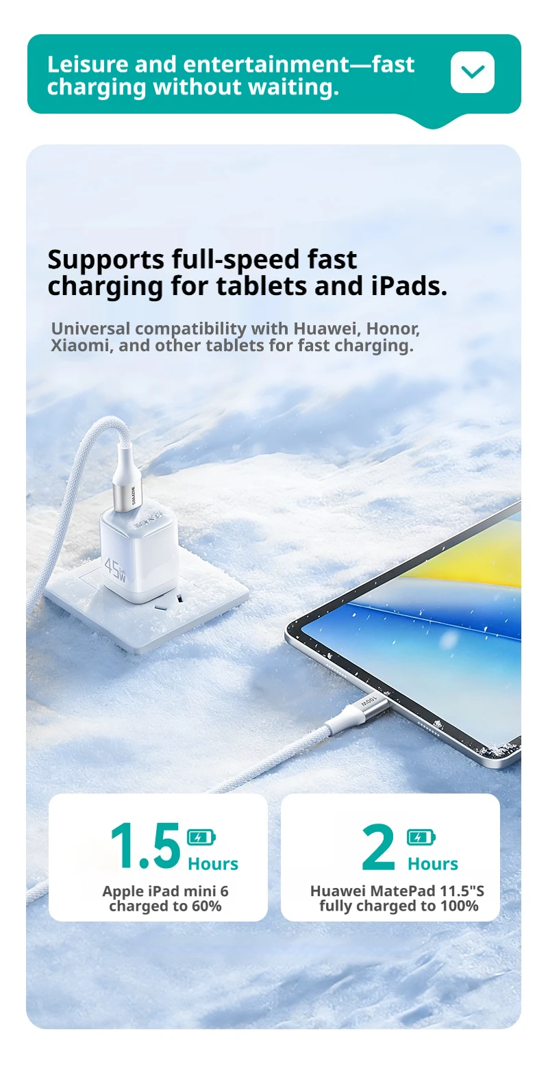 SAMZHE 100W Magnetisches USB-C-Ladekabel für iPhone 17/16/15, Samsung, Xiaomi, Huawei, Honor – USB-C-Nylon-Lade- und Datenkabel – Detail 7