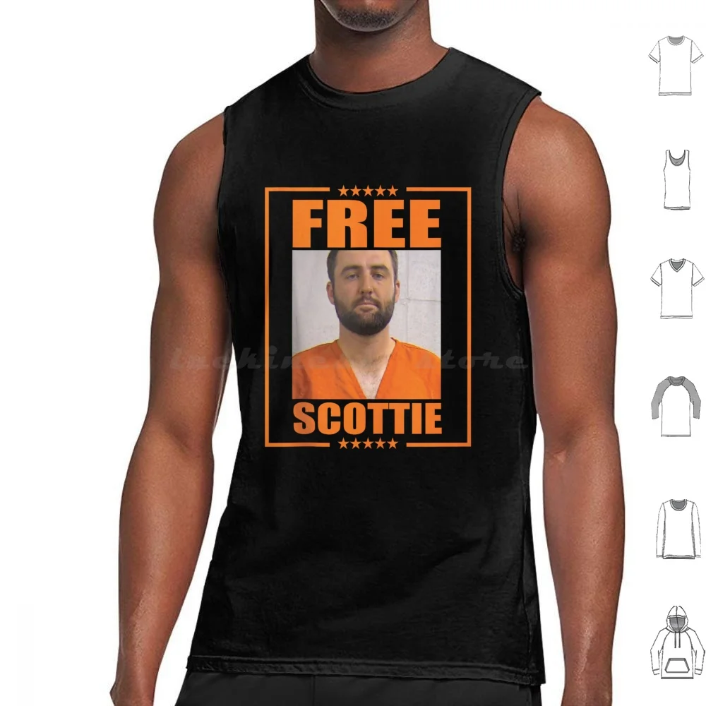 Free Scottie Mugshots Tank Tops Vest Sleeveless Free Scottie Scottie Pga Valhalla Police Cops Scottie Scheffler Golf