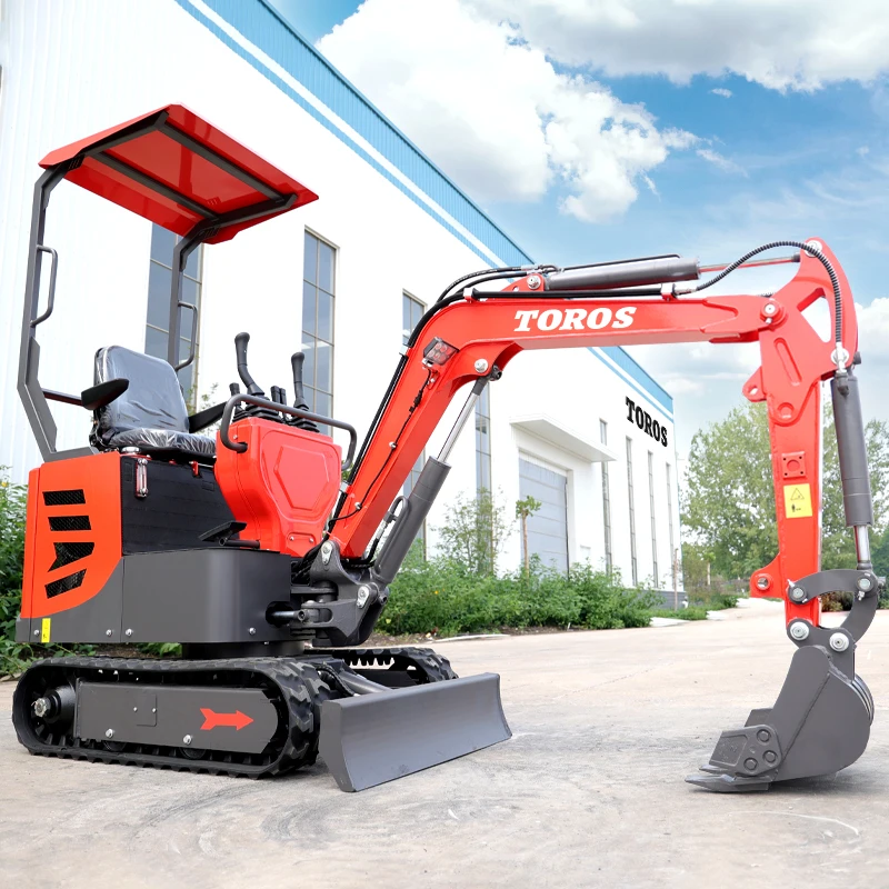 China Mini Excavators 1000kg EPA Small Digger Micro Digging Machine home use Hydraulic Crawler Mini Excavator 1.2 Ton Customize