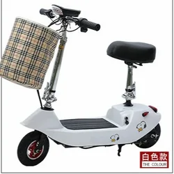 Mini Portable Foldable Women's Dolphin Electric Vehicle, Small Two-Wheel Lightweight Lithium Battery Scooter