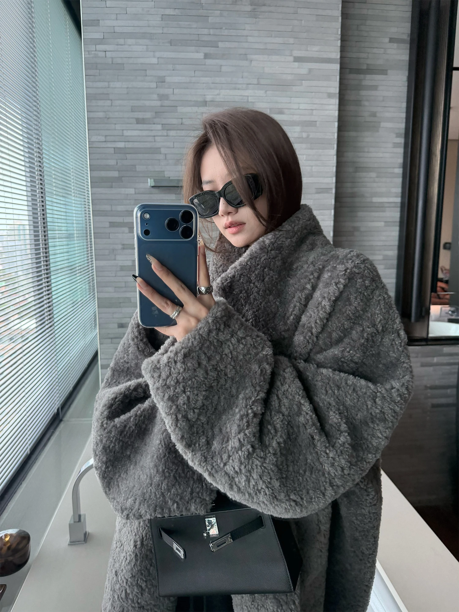 

Утепленная женская куртка Superniniyy Snowman с воротником-стойкой, свободного кроя, из искусственного меха, для повседневной носки...