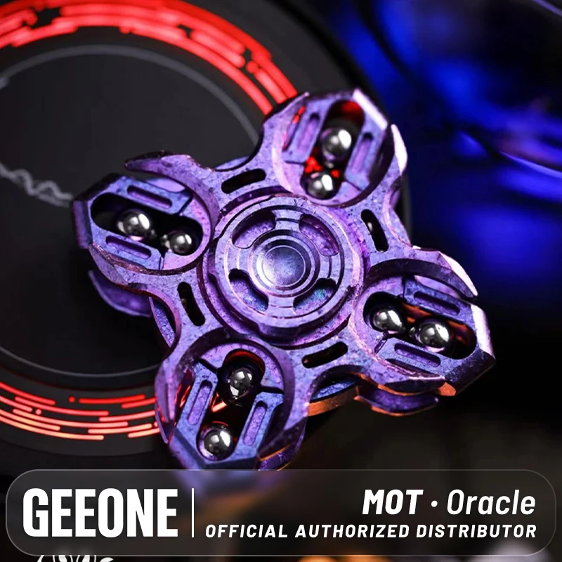 STOCK MOT Zirconium Ice Crystal Tuning Fork Finger Spinner Fidget Spinner Stress Relief Toy Desk Toys