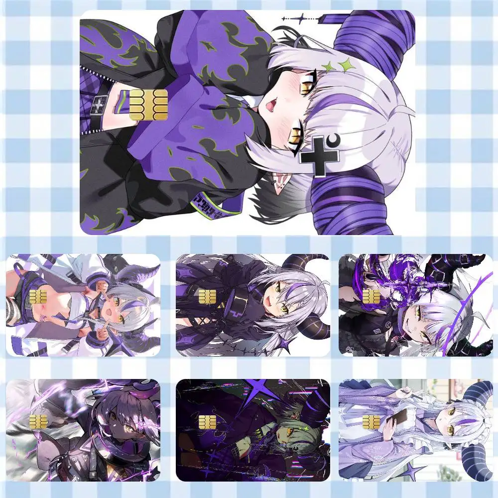 La+ Darknesss HOLOLIVE VTuber  Sticker Film Tape Skin for Credit Card Debit Card Waterproof Stickers