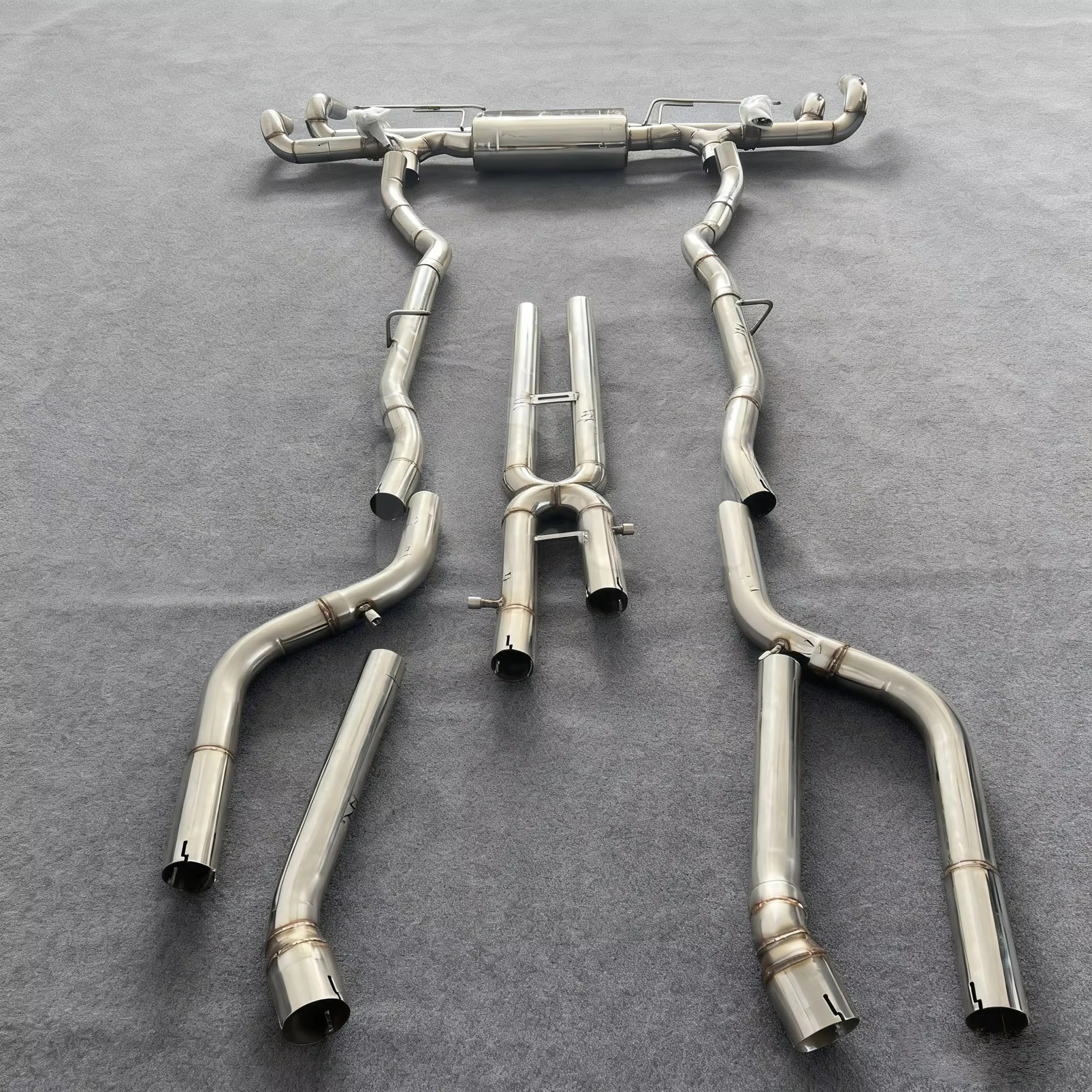 X7 M50i M60i G07 Stainless Steel Exhaust Pipe High-performance Valve Rebound Mirror Polished