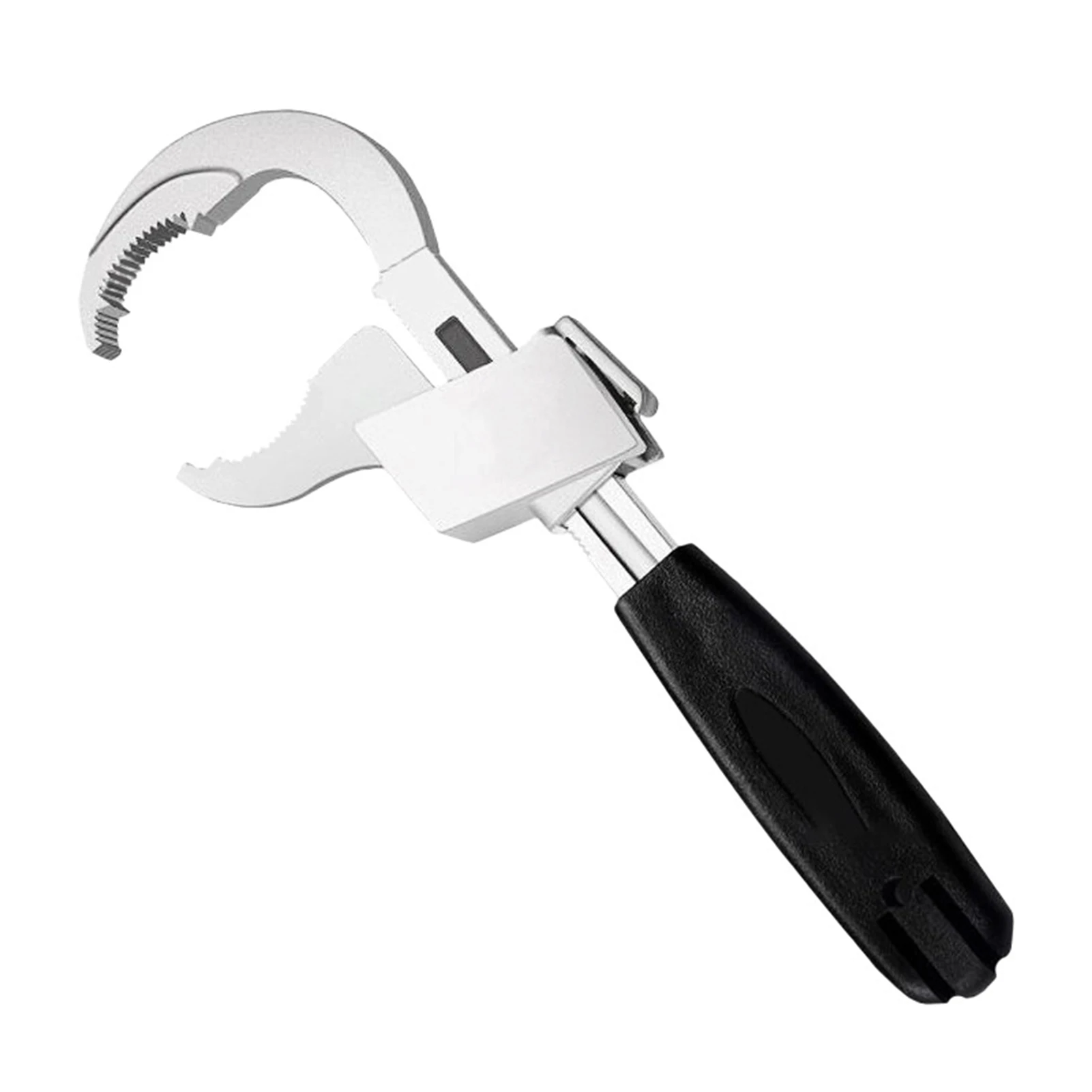 

Universal Adjustable Double-ended Wrench Multifunctional Bath Wrench Aluminium Alloy Open End Spanner Bathroom Repair Hand Tool