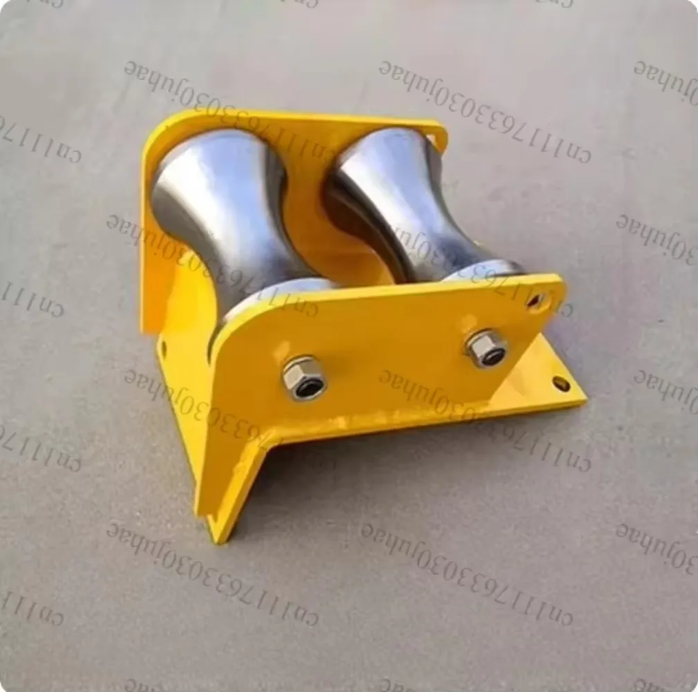 New Heavy-Duty Alloy Steel Cable Reel Pulley with Pipe Port