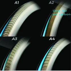 700C Clincher Light Road Bike Carbon Rims Laser Brake Track V Brake 30 35 38 40 45 55 Profile 25MM External Width Racing Bicycle