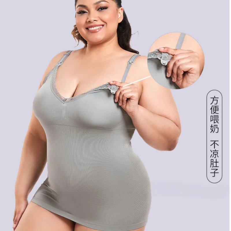 Moms Nursing Tank Tops Summer Breastfeeding Vest Clothes Pregnant Women Bra Free Going Out Feeding Cover Suspender Shirts Tees