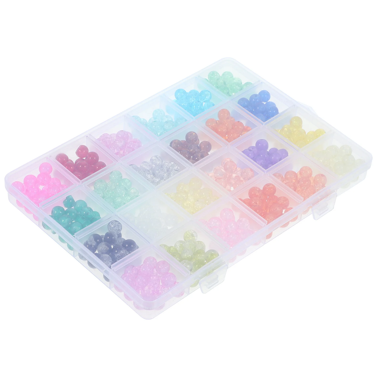 DIY Glass Beads Loose Beads Bracelet Necklace Making Jewelry Crafting Accessories Smooth Comfortable Durable Unique Gift