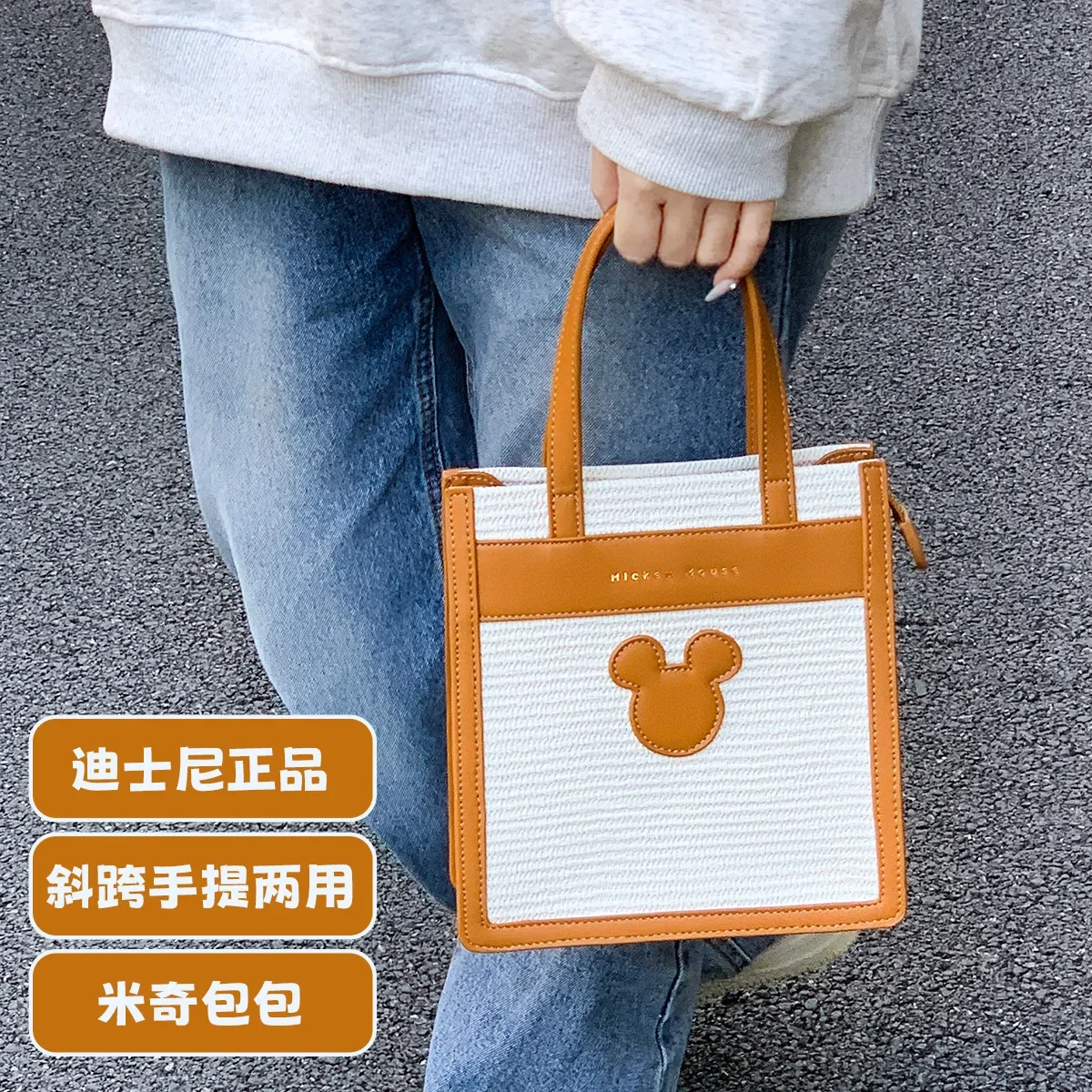 Disney Purses and Handbags Tote Bags for Women Large Capacity Kawaii Miekcy Mouse Crossbody Shoulder Bag Anime Case Cute Wallet