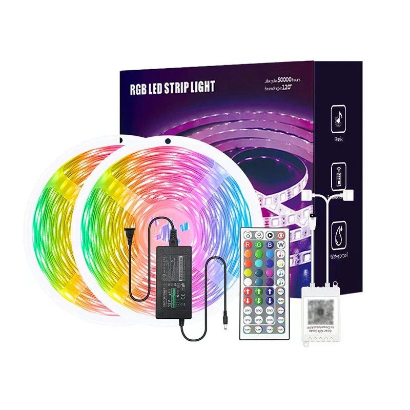 Smart Pixel 60leds 5050 Rgb Flexible Led Strip Light For Commercial Lighting