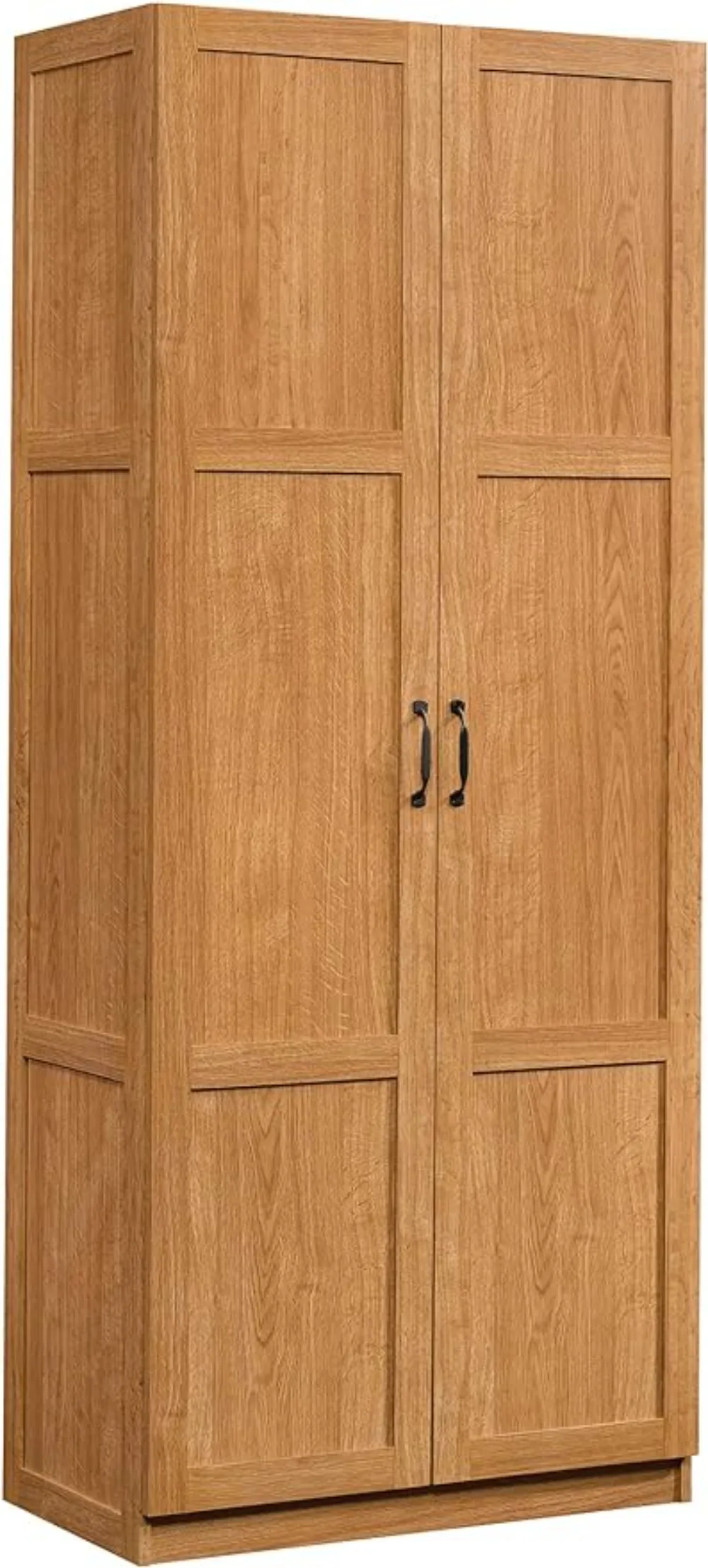 

New Sauder Miscellaneous Storage Pantry Cabinets, L: 29.61" X W: 16.10" X H: 71.10", Highland Oak Finish