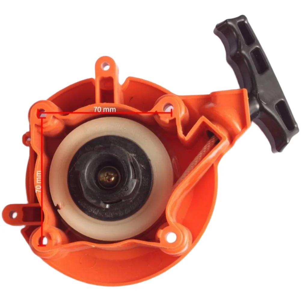 Pull Cord Lawn Mower Starter For Lawn Mower Repair Easy Installation Smooth Operation For 2-cycle Engines Lawn Mower