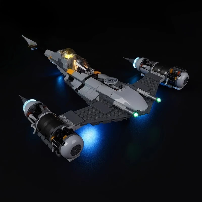 Set di illuminazione a LED senza modello adatto per LEGO The Mandalorians N 1 Starfighter 75325 (escluse blocchi di costruzione)