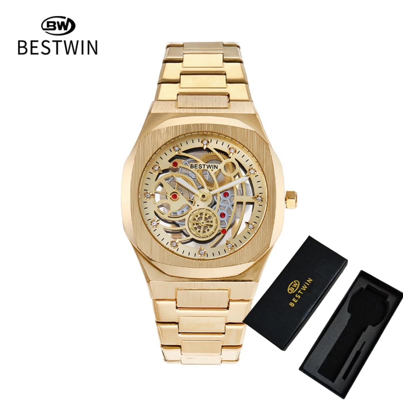 Men's Luxury Quartz Watch with Luminous Hands