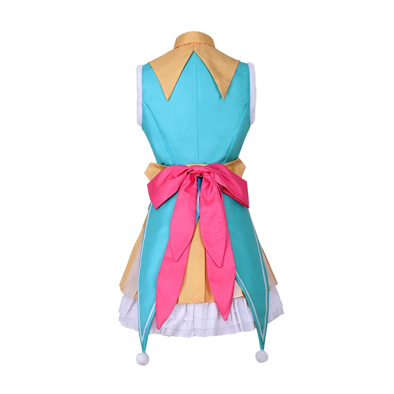 كوساناجي نيني زي تنكري مع شعر مستعار للفتيات ، مشروع لعبة أنيمي ، فستان مسرح ملون ، ملابس حفلة الهالوين