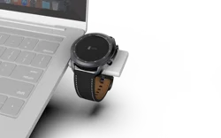 Dual interface Portable 2 in 1 Wireless Charger For Apple Watch 8 7 6 5  SE/ Samsung Galaxy Watch 5 4 3 2 fast Charging Station