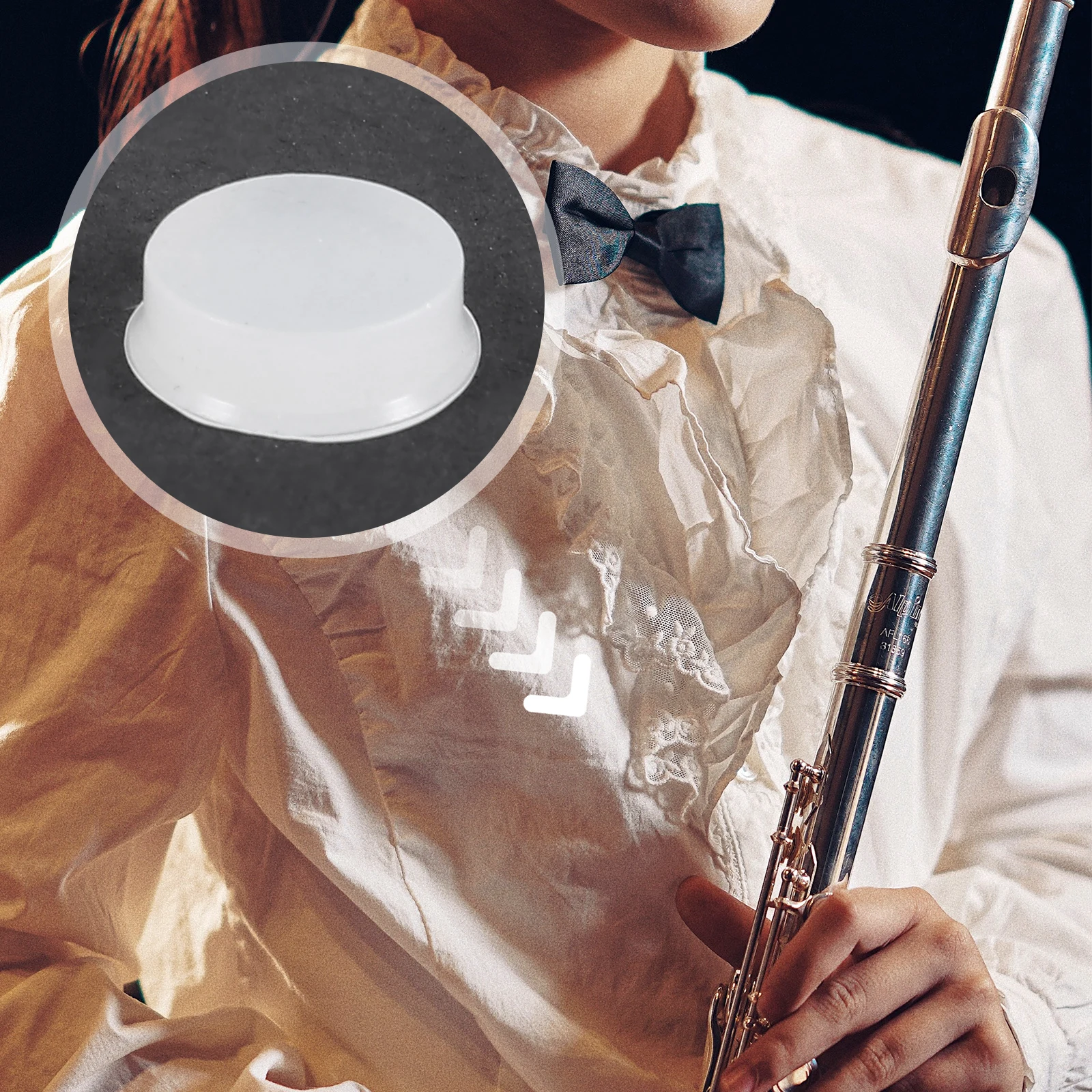

25 Pcs Flute Plug Tone Hole Plugs Silicon Flutes French Silicone Stopper Open Covers Accessories