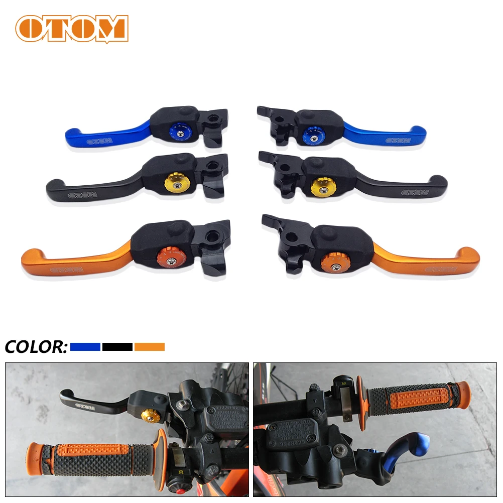 CNC Motorcycle Clutch Brake Lever Handle 1 Pair Alloy Folding 7 Gears Adjustable Handlebar For KTM HUSQVARNA BREMBO 2014-2024