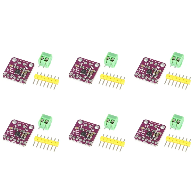 

ABMF-6X Max98357 I2S 3 Вт усилитель класса D, интерфейс декодера DAC, модуль безфильтра, аудиоплата для Raspberry Pi Esp32