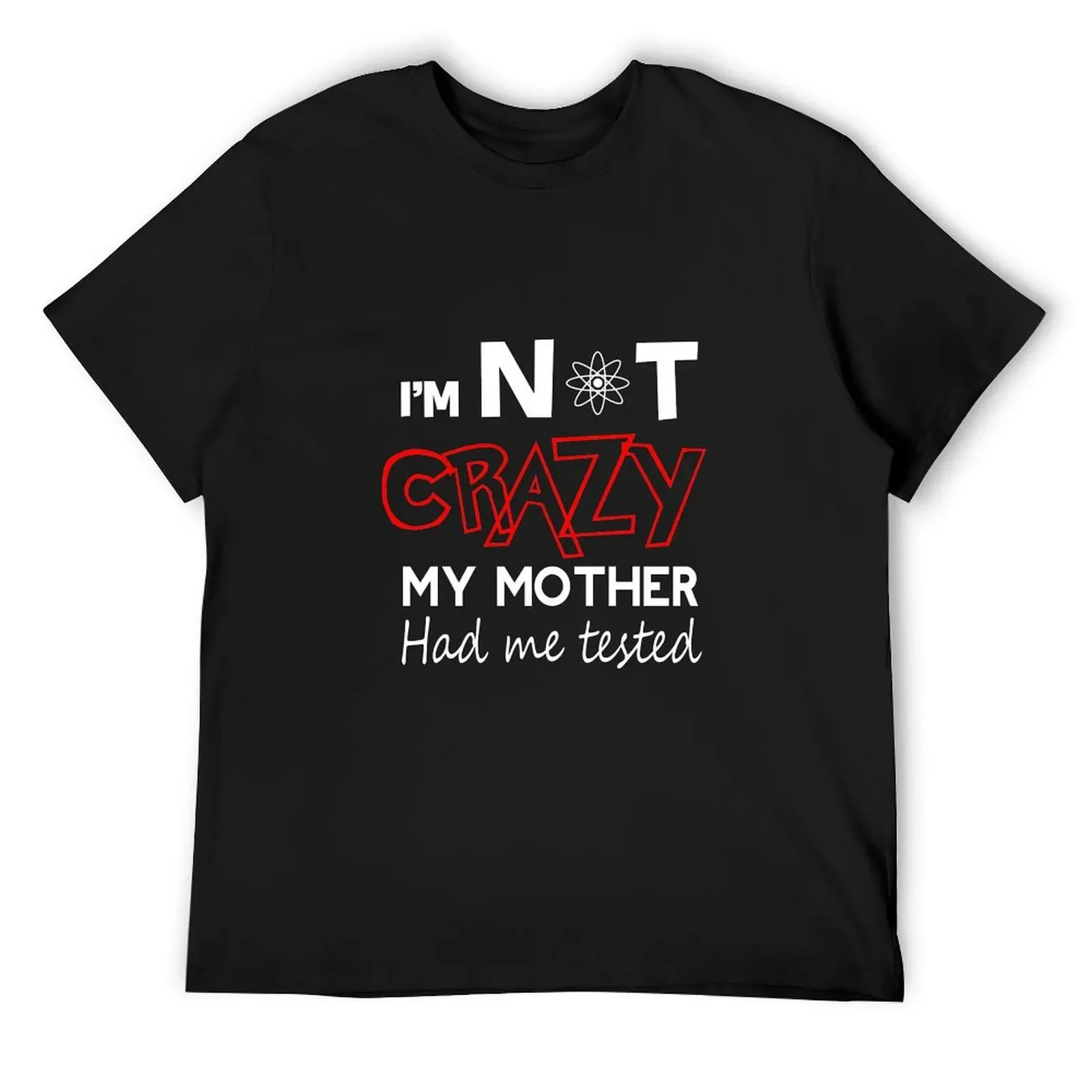 

i'm not crazy T-Shirt summer 2025 graphic t shirts oversized t shirt mens graphic t-shirts hip hop