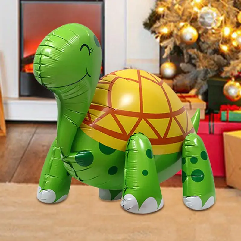 ウミガメバルーンかわいい 4D インフレータブル動物ホイルカメ爆破動物