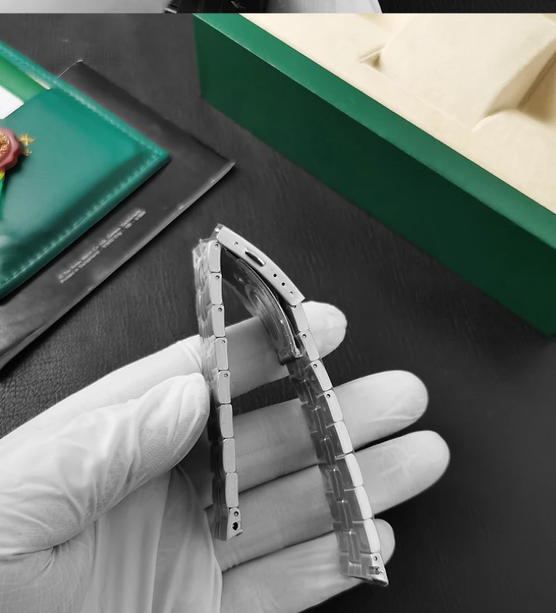 FUYIJIA مخصص T-iss-ot T049 الأصلي حزام الساعات 19 مللي متر 14 مللي متر 12 مللي متر واجهة مسطحة 316L الفولاذ المقاوم للصدأ حزام للطي مشبك سوار