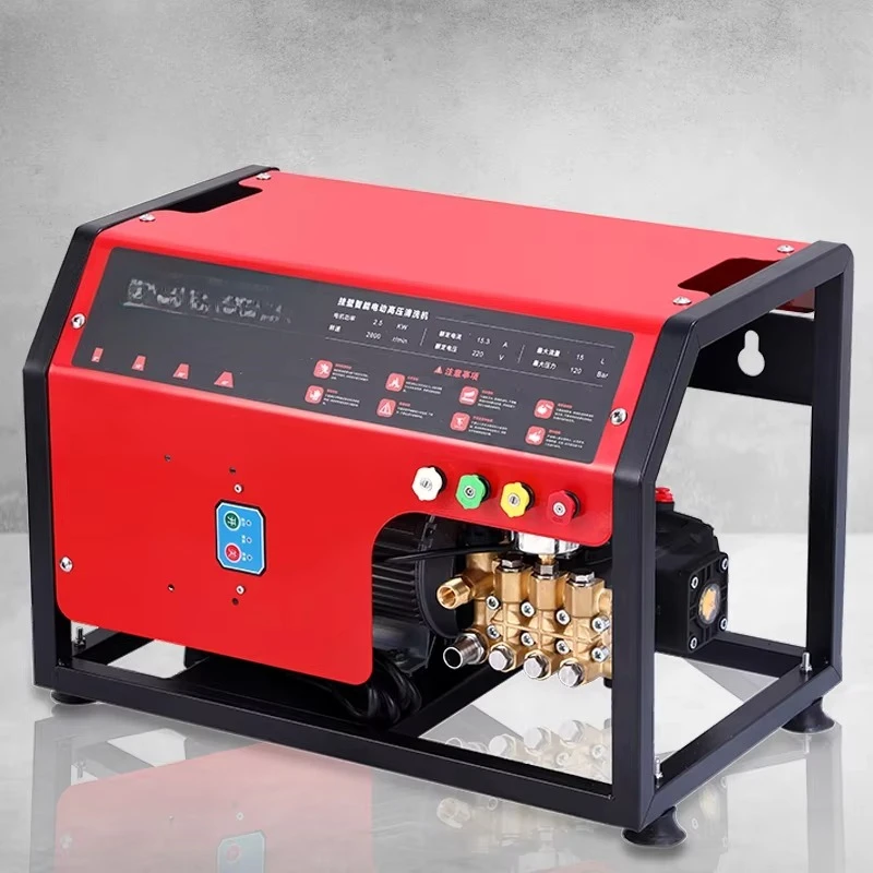 KUHONG Hidrolavadora Eléctrica Portátil de 2.5 kw, Lavadora a Presión de Alta Presión con Soporte de Pared