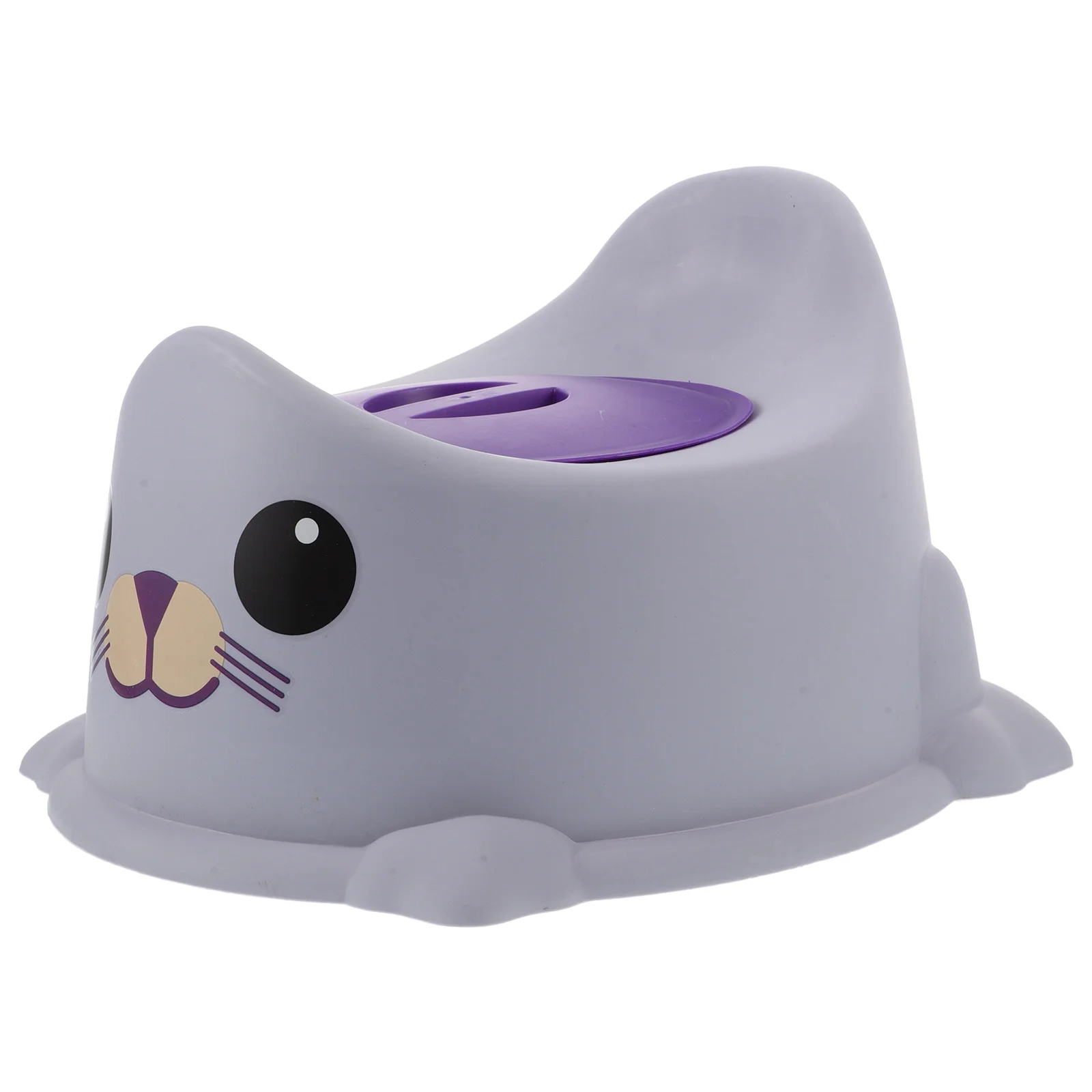

Portable Toddler Potty Training Seat with Backrest Cute Animal Design Baby Toilet Trainer for Kids Home Travel Use