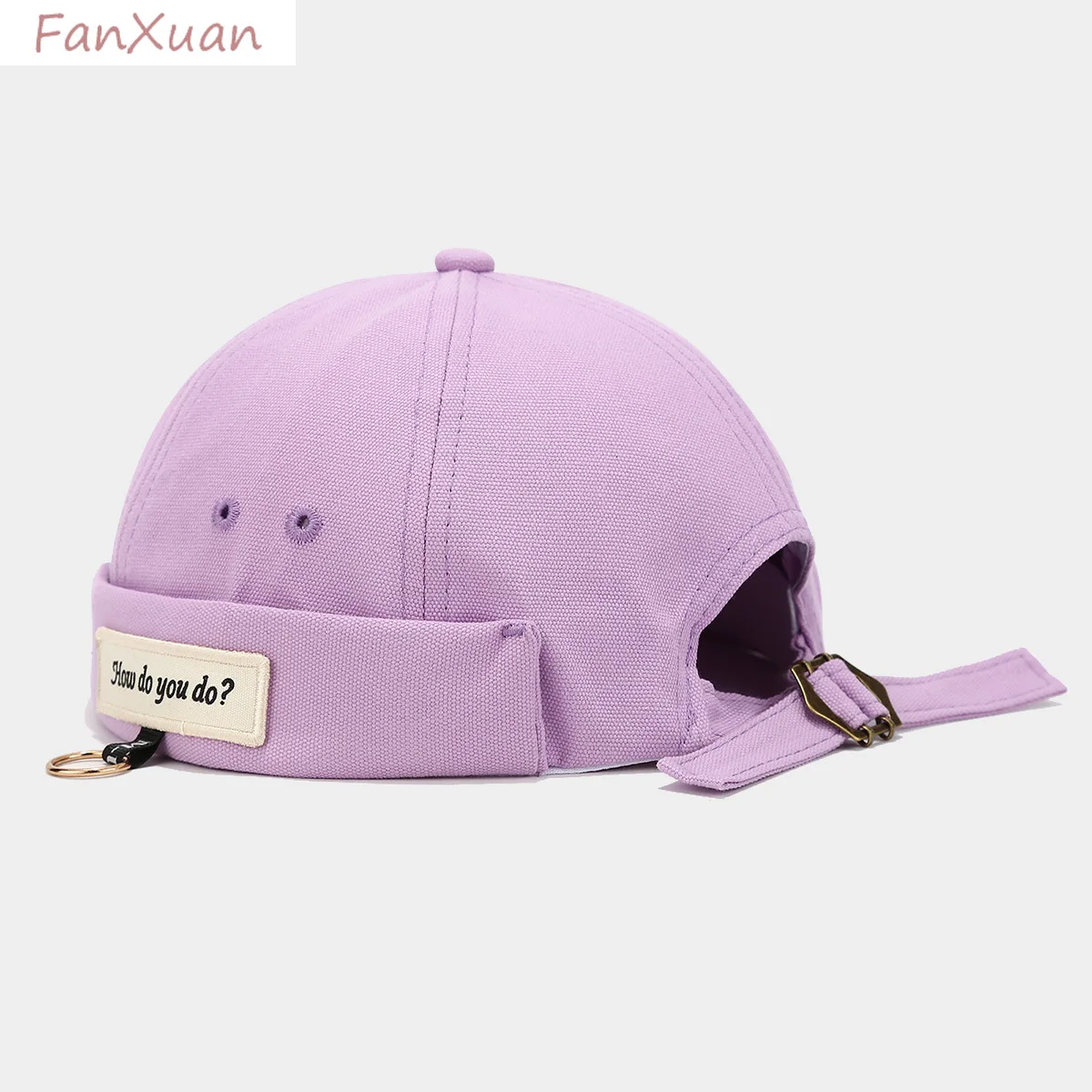 cute Dome Hat women men Solid Color Beanies Docker Brimless Skull Caps Casual Hip Hop Cap letters label