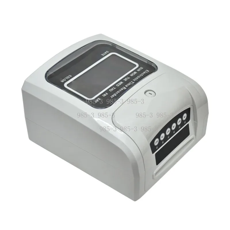 Digital Time Recorder, Universal Voltage Employee Attendance Punching Device for Workplace Use